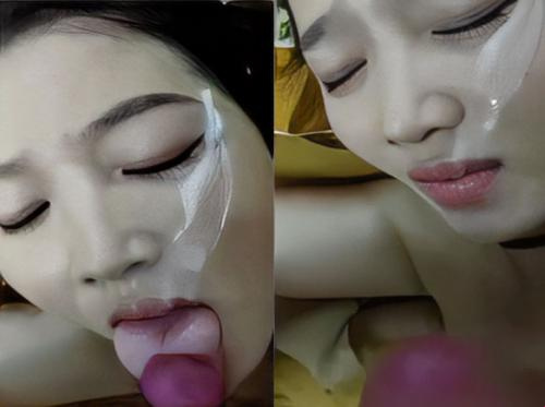 Cum on my face