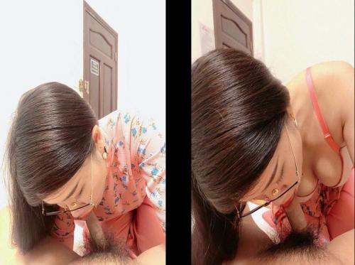 Profesor Trang con un plan de lección de mamada